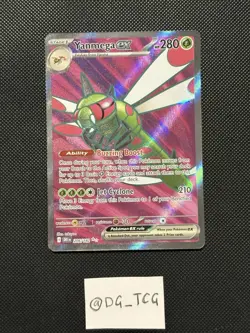 Pokemon Destined Rivals - Yanmega Ex - 206/182 - Full Art Rare - M/NM - Image 1