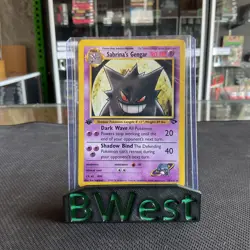 Sabrina's Gengar LP MP Gym Challenge Regular Rare 29 Vintage Pokemon WOTC 29/132 - Image 1