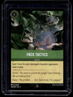 Disney Lorcana Rise of the Floodborn Pack Tactics Foil 100/204 - Image 1