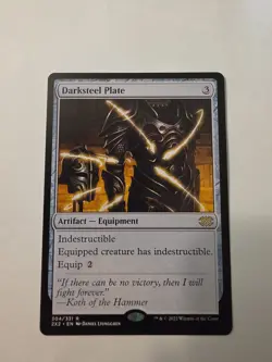 Darksteel Plate - MTG - Double Masters 2022 - #304 - NM - Image 1
