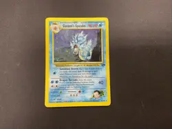 Pokemon TCG Giovanni's Gyarados 5/132 Gym Challenge Holo 90 HP Unlimited - Image 1