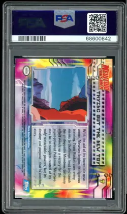 1999 Topps Pokemon Movie Edition #7 Trying Out The New Toy Holo PSA 8 NM-MT - Image 2