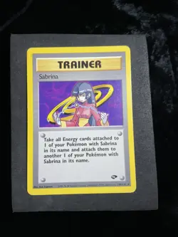 Sabrina 110/132 Gym Challenge Rare Pokemon Trainer S97 - Image 1