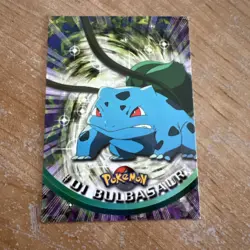 Bulbasaur #01 Topps TV Animation Edition Black Label Pokemon Card - Image 1