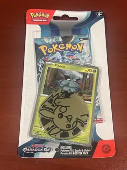 Pokemon TCG Paradox Rift Checklane Blister Booster Pack with Promo holo - Image 1