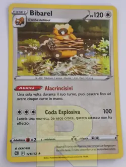 Bibarel ® Astri Lucenti 121/172 ® Rara Holo Foil ® Pokemon ® Italiano ® Good - Image 2
