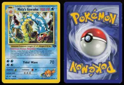 Misty's Gyarados 13/132 Unlimited Holo Gym Challenge Pokemon English HP/DMG - Image 3