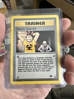 Wizards of the Coast Pokemon TCG Blaine's Quiz #3 112/132 Gym Challenge Uncommon - Image 1