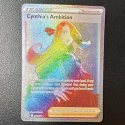 The Pokemon Company Cynthia's Ambition Full Art Holo Ultra Rare 178/172 EN - Image 3