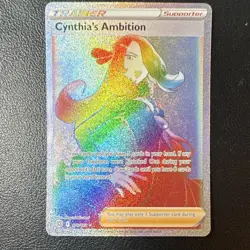 The Pokemon Company Cynthia's Ambition Full Art Holo Ultra Rare 178/172 EN - Image 4