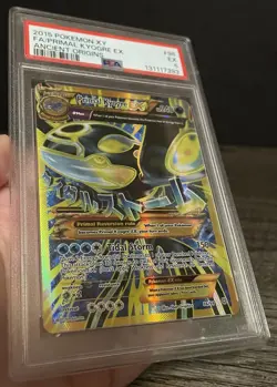 Pokemon Primal Kyogre EX 96/98 2015 Full Art XY Ancient Origins - PSA 5 - Image 5
