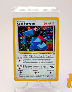 Cool Porygon #15 HOLO SEALED WotC Black Star Promo - 2000 Pokemon TCG - Image 1