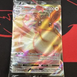 Pokemon TCG: Eevee VMAX SWSH087 Black Star Promo Sealed & Minty Shining Fates - Image 2