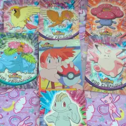 Topps Pokemon Topps Series 1 TV Animation Holo Lot 7 English 1999 card lot - Image 1