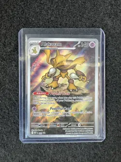 Pokemon TCG Alakazam Promo 009 Scarlet And Violet Mega Evolutions Holo - Image 3