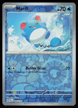 Marill 044/193 Common Paldea Evolved Pokemon Reverse Holo Near Mint - Image 1