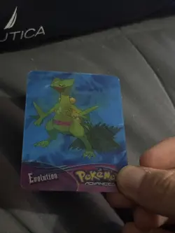 Pokemon Advanced 2004 Panini Lenticular Action Card #1 Treecko-Grovyle-Sceptile - Image 3