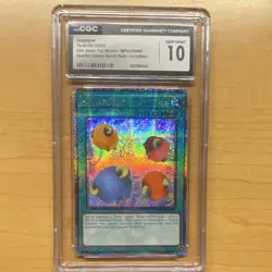 Konami Yu-Gi-Oh! Red-Eyes Black Dragon & Scapegoat CGC Quarter Century Rare QCR - Image 4