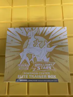 Pokemon Center Exclusive Sword & Shield Brilliant Stars Elite Trainer Box ETB - Image 1