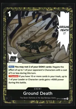 Ground Death The Azure Sea's Seven #OP14-096 tcg One_piece - Image 1