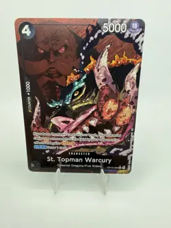 St. Topman Warcury (Alternate Art) R OP13-089 NM - One Piece TCG - Image 1