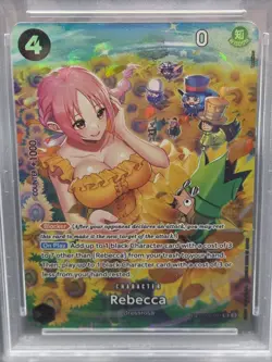 2024 One Piece OP06 Wings Of The Captain Rebecca Special Alt Art #091 - PSA 10 - Image 2