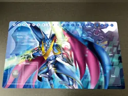 Digimon Ulforce V-dramon Future Mode Playmat CCG Mat Trading Card Game Mat Pad - Image 1