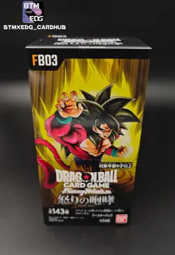 Dragon Ball Card Game Fusion World FB03 Raging Roar Sealed Box Japanese - Image 1