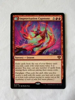 Improvisation Capstone Secrets of Strixhaven Mythic Rare Magic the Gathering MtG - Image 1