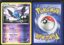 SWOOBAT 51/114 UC BLACK & WHITE POKEMON REVERSE HOLO NM/M - Image 1