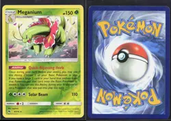 MEGANIUM 8/214 HOLO R LOST THUNDER POKEMON REVERSE HOLO LP - Image 1