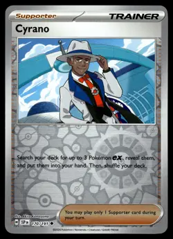 CYRANO 170/191 Uncommon Surging Sparks Pokemon Reverse Holo NM - Image 1