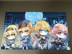 WVICM CCG Playmat Exorsister Deck TCG Trading Card Game Mat Bag Desk Pad - Image 1