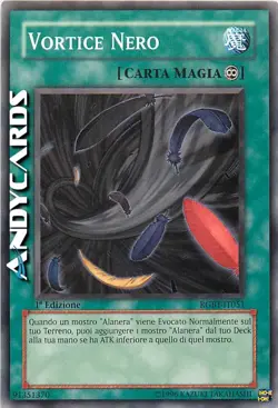 Vortice Nero ☻ Comune ☻ RGBT IT051 ☻ YUGIOH ANDYCARDS - Image 1