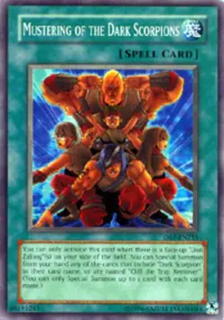 Mustering of the Dark Scorpions - DR1-EN255 - Common - Unlimited Edition - Moder - Image 1