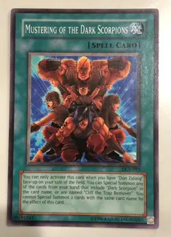 Yu-Gi-Oh! TCG Mustering of the Dark Scorpions DCR-093 Unlimited NM Common Yugioh - Image 1