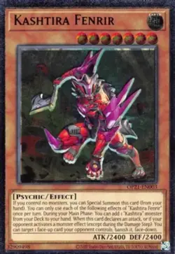 Yugioh! LP Kashtira Fenrir - OP21-EN003 - Ultimate Rare - Unlimited Edition Ligh - Image 1