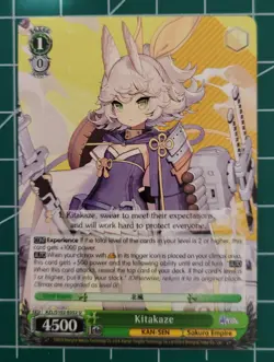 Weiss Schwarz Azur Lane - Kitakaze card #AZL/S102-E052 U English - Image 1