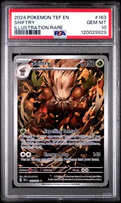 Shiftry 163/162 | Pokemon Card Temporal Forces Illustration Rare PSA 10 Gem Mint - Image 1