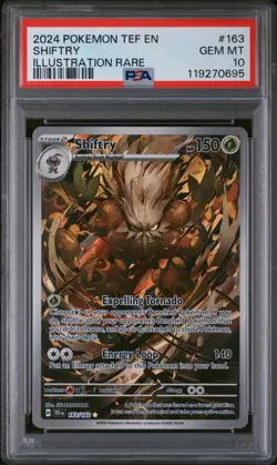 Shiftry 163/162 | Pokemon Card Temporal Forces Illustration Rare PSA 10 Gem Mint - Image 1