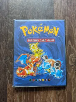 Pokemon Card Base Set 1999 WOTC Original Binder Folder Vintage Charizard Pikachu - Image 1