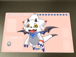 Digimon Gammamon Playmat DTCG CCG Mat Trading Card Game Mat Desk Pad & Zones - Image 1