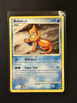Pokemon | Buizel 6/17 | Non-Holo Pokemon Card Pop Series 9 | 2009 LV1 - Image 1