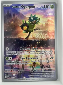 Teal Mask Ogerpon 123 Sv: Scarlet & Violet Promo Cards Holo - Image 1
