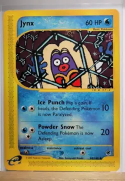 Jynx 83/165 Expedition Non-Holo Pokemon Card TCG - Image 1