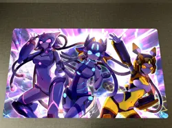 WVICM OCG Playmat Virtual World Deck CCG TCG Custom Card Game Mat Desk Pad - Image 1