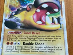 2009 Pokemon - Hippowdon Lv. X 107/111 Holo Rare MP Condition TCG Card - Image 4