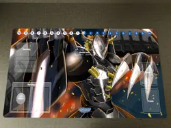 Digimon WarGreymon Playmat DTCG CCG Mat Trading Card Game Mat Desk Pad Free Bag - Image 1