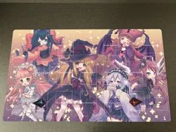 WVICM Anime Playmat Ghostrick TCG CCG Trading Card Game Mat Desk Pad Zones - Image 1