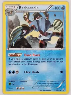 Barbacle 23/124 Pokemon - XY Fates Collide LP - Image 1